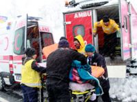 Rize'de Böbrek Hastası Kar Ambulansı ile Kurtarıldı