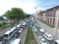 Karadeniz Sahil Yolu'nda tatil yoğunluğu