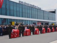 Helikopter Kazasında Ölenler İçin Ordu-Giresun Havalanı’nda Tören Düzenlendi