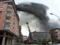 Rize'de Korkutan Yangın VİDEO İZLE