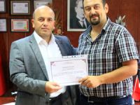 Tepe'den Türkiye Birincisi Rizeli Doktora Teşekkür Belgesi