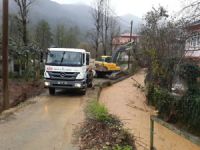 Artvin'de heyelan 18 ev boşaltıldı