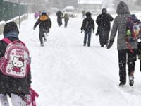 Rize'de Eğitime Kar Engeli