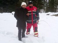 Yol kapanınca hastaneye Gürcistan üzerinden kaldırıldı