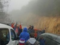 Çöp Tesisini Yol Keserek Protesto Ettiler