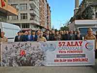 Rize'de Yüzlerce Genç Vefa Yürüyüşünde Bir Araya Geldi