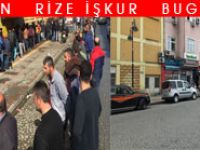 Rize'de Boşuna Kuyruğa Girip Kendilerine Eziyet Ettiler