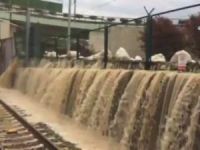 Marmaray İstasyonunda Şelaleyi Andıran Görüntü