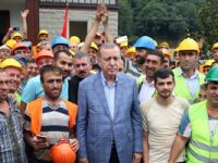 Cumhurbaşkanı Erdoğan Rize'de İncelemede Bulundu
