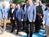 Erdoğan, Rize Havalimanı Deniz Dolgu Sahasında İncelemelerde Bulundu