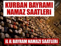 İl İl Bayram Namazı Saatleri Belli Oldu