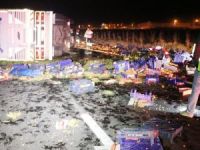 Meyve Yüklü Kamyon Devrildi: 1 Ölü