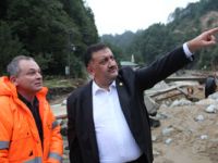 Rize Milletvekili Hasan Karal, Heyelan Bölgesinde İncelemelerde Bulundu