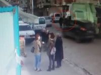 Anne İle Kızı Çöp Kamyonunun Altında Kaldı