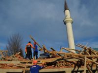 Trabzon'da cami lojmanı inşaatı çöktü: 1 ölü, 7 yaralı