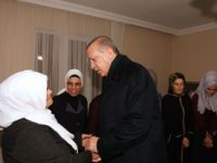 Cumhurbaşkanı Erdoğan, Eren Bülbül'ün ailesini ziyaret etti