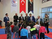 Çelik ve Yılmaz, “Sporla Büyüyorum” Faaliyetlerini İnceledi