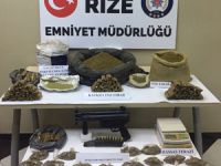 Rize Polisinden Uyuşturucu Satıcılarına Darbe