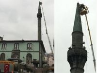 Rize'de Eski Orta Caminin Yıkımına Başlandı