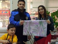 Rize TDP’den Polis Çocuklarına Ebru Kursu
