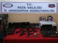 Rize'de Kaçak Silah Atölyesine Operasyon