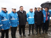 Bakan Arslan ve Bakan Bak Rize-Artvin Havalimanı Dolgu Sahasında İncelemelerde Bulundu