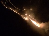 Rize’de Orman Yangını