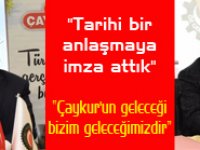 Şahin: "Tarihi bir anlaşmaya imza attık"
