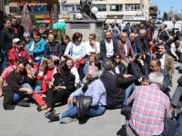 Rize'de CHP'den Oturma Eylemi