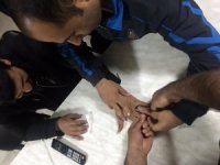 Sıkışan Yüzüğü İtfaiye Çıkardı