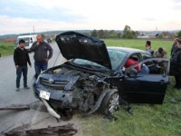 Samsun'da iki otomobil çarpıştı: 1 ölü, 10 yaralı