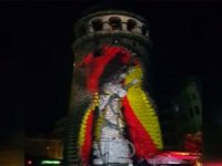 Galata Kulesi’ne Yansıtılan Video Mapping