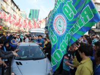 Rize'de Süper Lig Sevinci