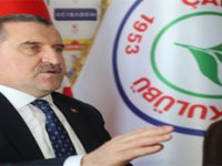 Gençlik ve Spor Bakanı Osman Aşkın Bak'tan Çaykur Rizespor ile MKE Ankaragücü'ne Kutlama