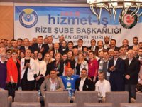 Hizmet İş Rize’de Mehmet Alaca Güven Tazeledi