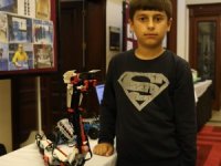5. Sınıf Öğrencisinin Yılan Robotu Kampa Damga Vurdu
