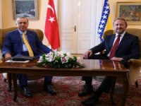 Erdoğan İzetbegoviç’le Görüştü