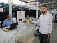 Sarp Gümrük Kapısı'nda oy verme işlemi başladı