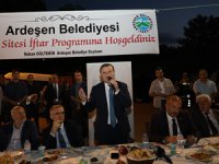 Bakanlar Ağbal ve Bak Rize'de Sanayi Sitesi Esnafıyla İftar Açtı
