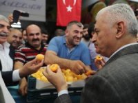 Yıldırım Sebze Ve Meyve Halinde Esnafla Buluştu