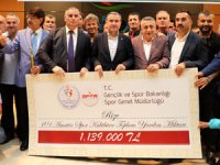Rize'de Amatör Spor Kulüplerine 1 Milyon 139 Bin Lira Yardım Yapıldı