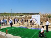 2700 Yıllık Tarihi Perge’nin Surları Arasında İlk Tenis Maçı