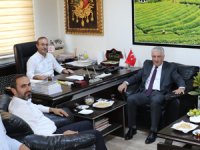 İl Başkan Vekili Er’den Karadağ’a Tebrik Ziyareti. Karadağ'dan Alim'e Atanma Desteği