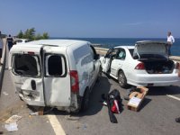 Samsun'da trafik kazası: 8 yaralı