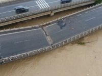 Çöken Köprü Havadan Böyle Görüntülendi