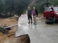 Rize'de 40 Yerde Heyelan Meydana Geldi 11 Ev Boşaltıldı