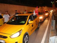 Taksicilerden Abd Protestosu