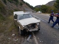 Otomobiller Çarpıştı: 4’ü Çocuk 7 Yaralı