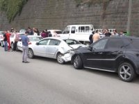 Lüks Cip Kaza Yaptı; 9 Araç Maddi Hasar Gördü