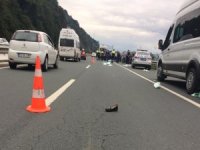 Rize'de otomobilin çarptığı yaya yaşamını yitirdi
